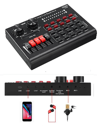 Table de mixage 2 voies avec Bluetooth, USB et RCA MIX500BT par
