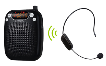 Generic - Microphone Sans Fil Uhf Micro Portable Monté Sur La Tête Pour  Haut-Parleurs Amplificateur De Voix 1 À 1 - Microphone - Rue du Commerce