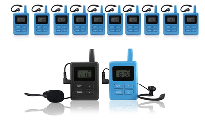 Porte voix WAP-8 portable avec micro serre-tête et micro pocket - Sonos  portables sur batteries - Energyson
