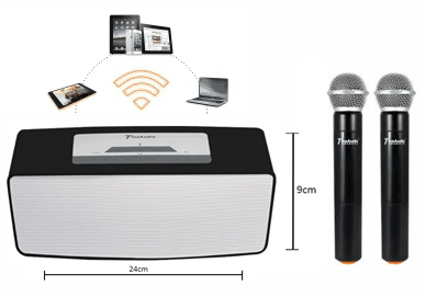 Kit de microphone sans fil Philips Home Karaoke avec amplificateur