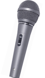 Set microphone filaire + sacoche + pied avec perche + pince - Vonyx